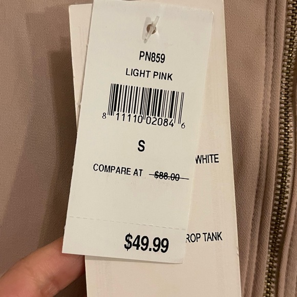 Hyde Park Beaded Crew Neck Crop Tank - Picture 4 of 4